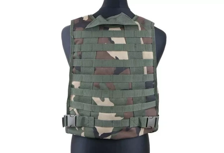 Kamizelka taktyczna typu MBSS Plate Carrier - US Woodland
