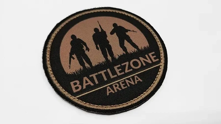 Naszywka Battlezone Arena 8cm - tan