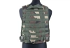 Kamizelka taktyczna typu MBSS Plate Carrier - US Woodland