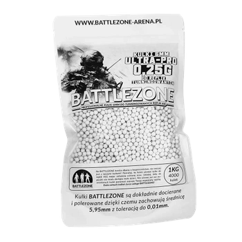 Kulki precyzyjne ASG 0,25g Battlezone ULTRA-PRO 1kg