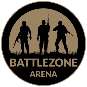Naszywka Battlezone Arena 8cm - tan