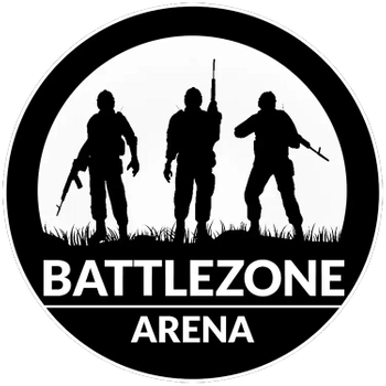 Naszywka Battlezone Arena 8cm - czarna