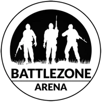 Naszywka Battlezone Arena 8cm - biała