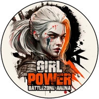 Naszywka Girl Power v3 8cm